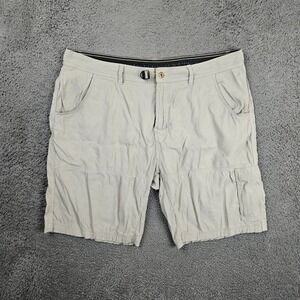 Prana Zion Cargo Shorts Mens 40 Khaki Tan Stretch Hiking Climbing Outdoor 10L‎